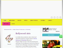Tablet Screenshot of bollywood-arts.com